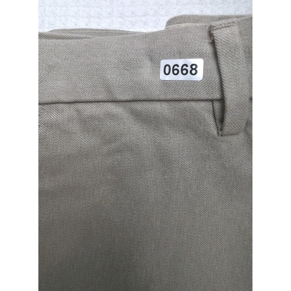 Banana Republic Kentfield Pant Men's 36x30 Khaki Flat Front Chino Cotton